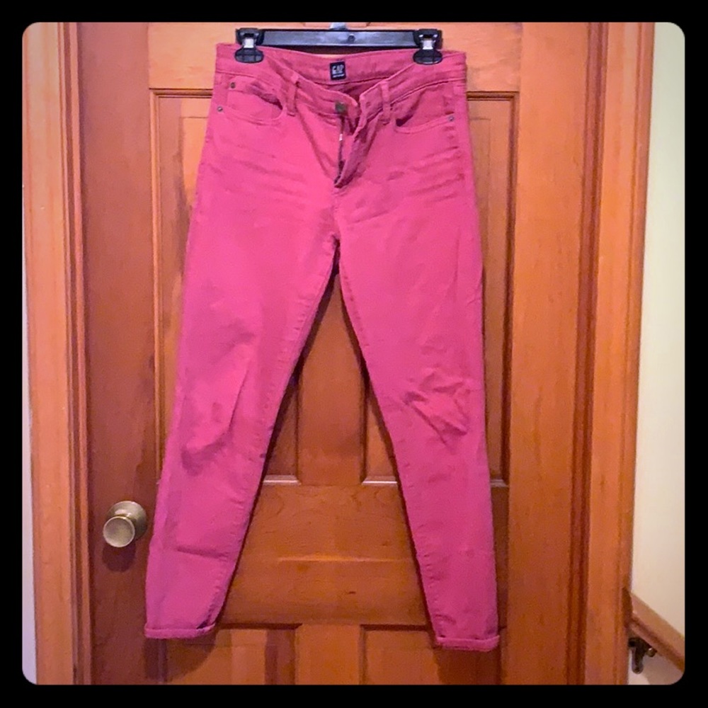 Hot pink jeggings